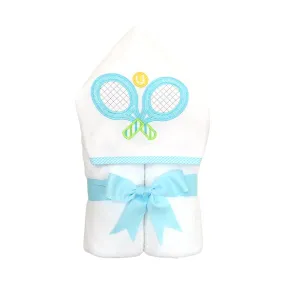 3 Martha's Blue Tennis Everykid Towel