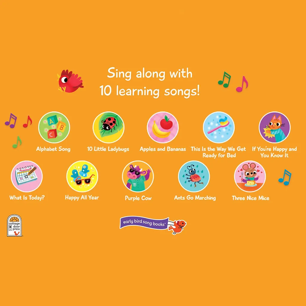 ABC and 123 Learning Songs Book