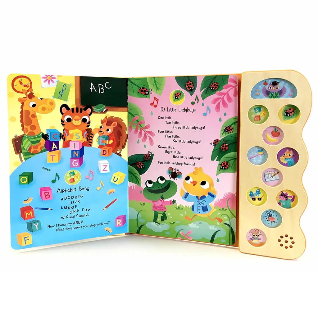 ABC and 123 Learning Songs Book