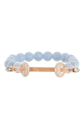 Agate Rose Quartz Chakra Bracelet