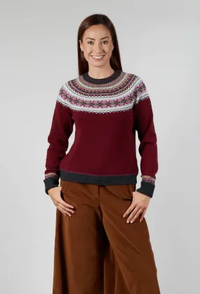 Alpine Short Sweater in Potpourri