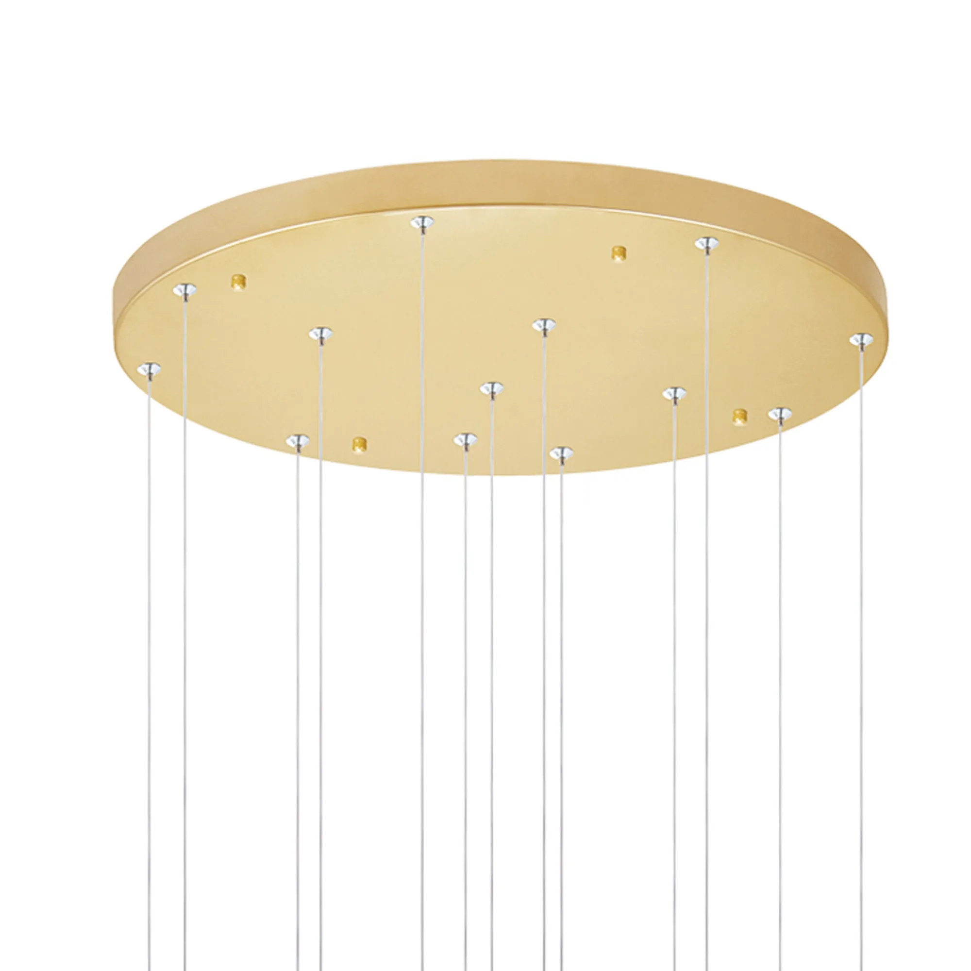 ANDES 20" LED MULTI LIGHT PENDANT-SATIN GOLD