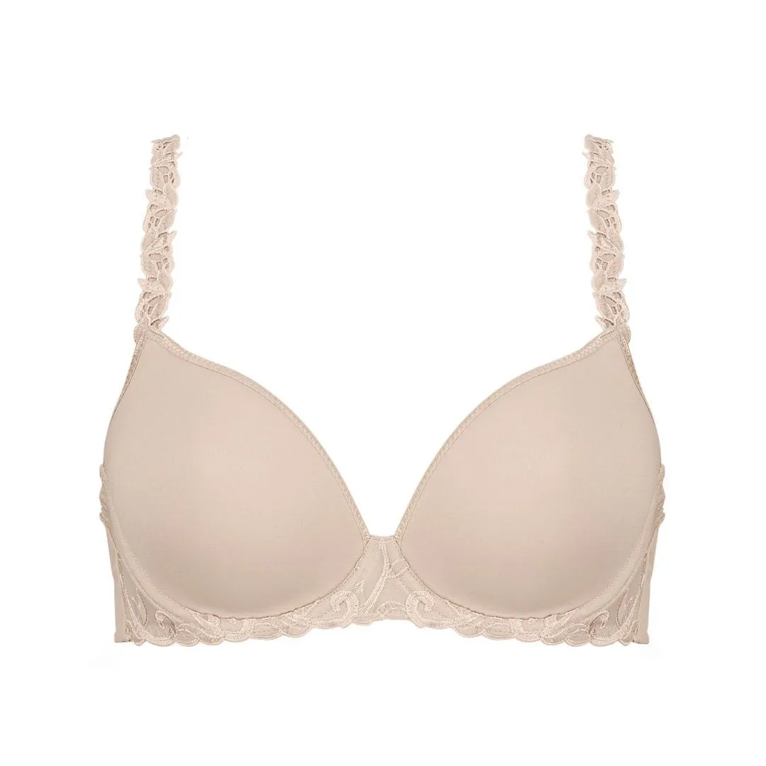 Andora 3D Moulded Plunge Bra in Peau Rose