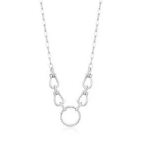 Ania Haie Horseshoe Link Necklace - Silver