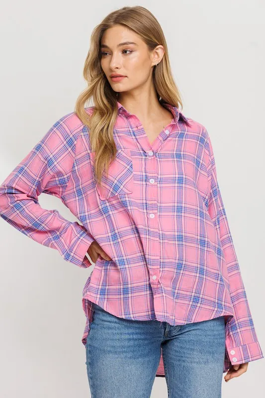 Ayesha Buttoned Down Checkered Shirt