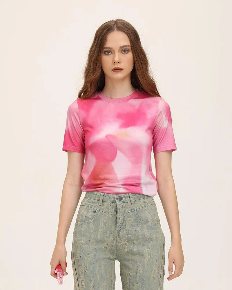 Blurry Rose Mist T-Shirt