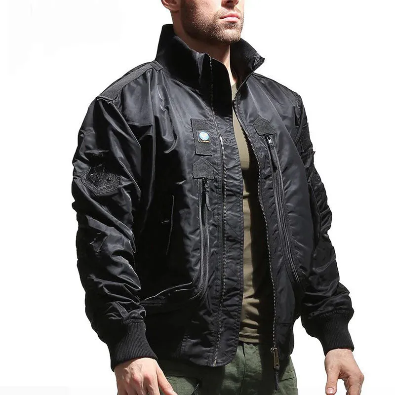 Cool Stand Collar Flight Men's Jacket