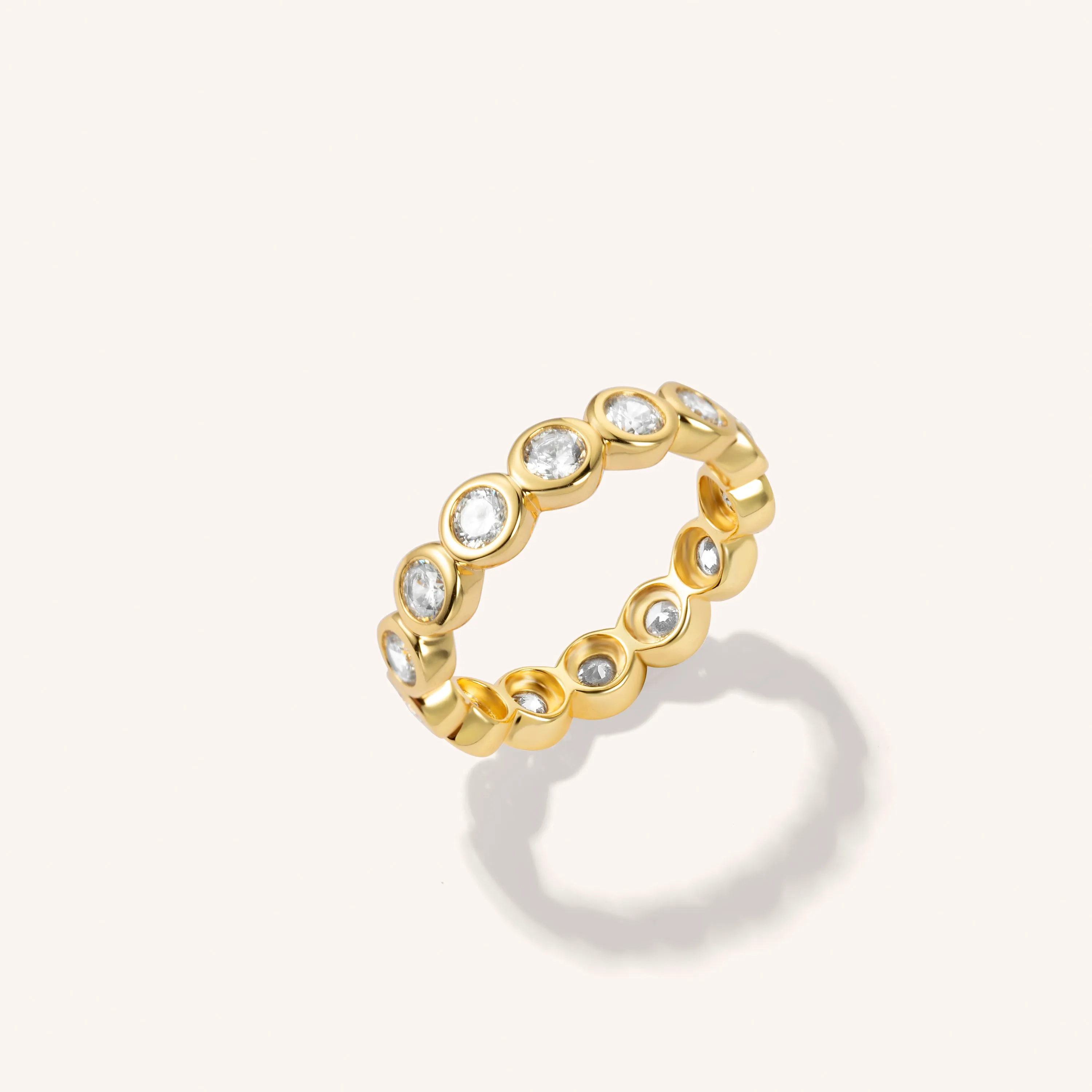 Kathleen Round Crystal Ring