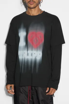 Ksubi X TRIPPIE REDD Love Trip KASH  LS Tee - Black