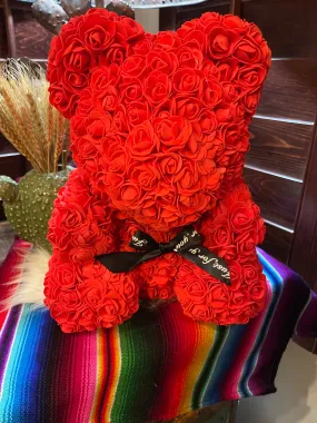 Large red Rose bear