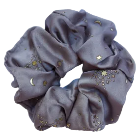 Meteor Shower Scrunchie in Gray