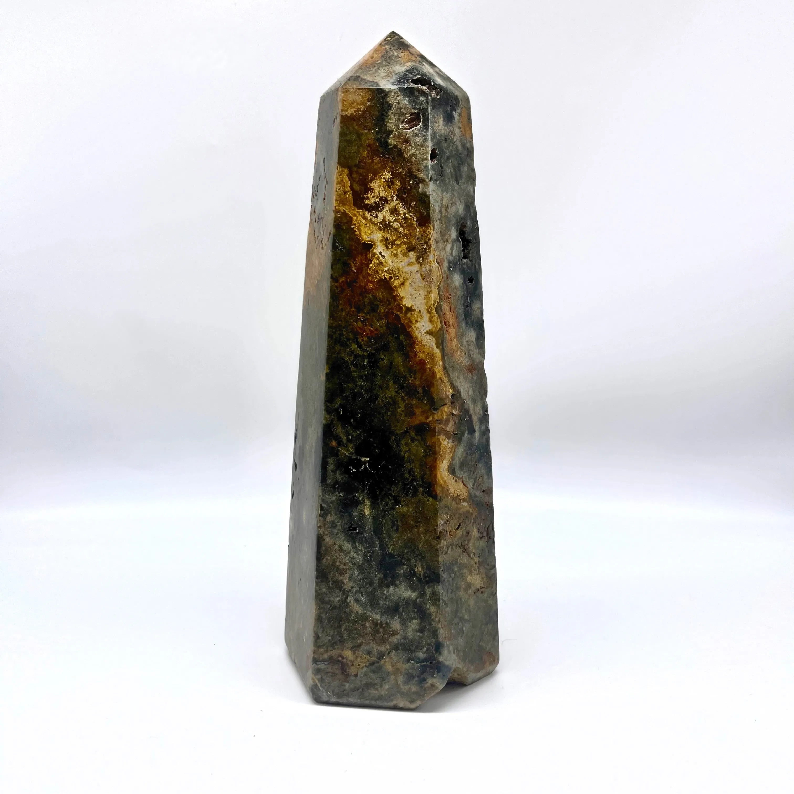 Ocean Jasper Tower Nature's Masterpiece in Stone