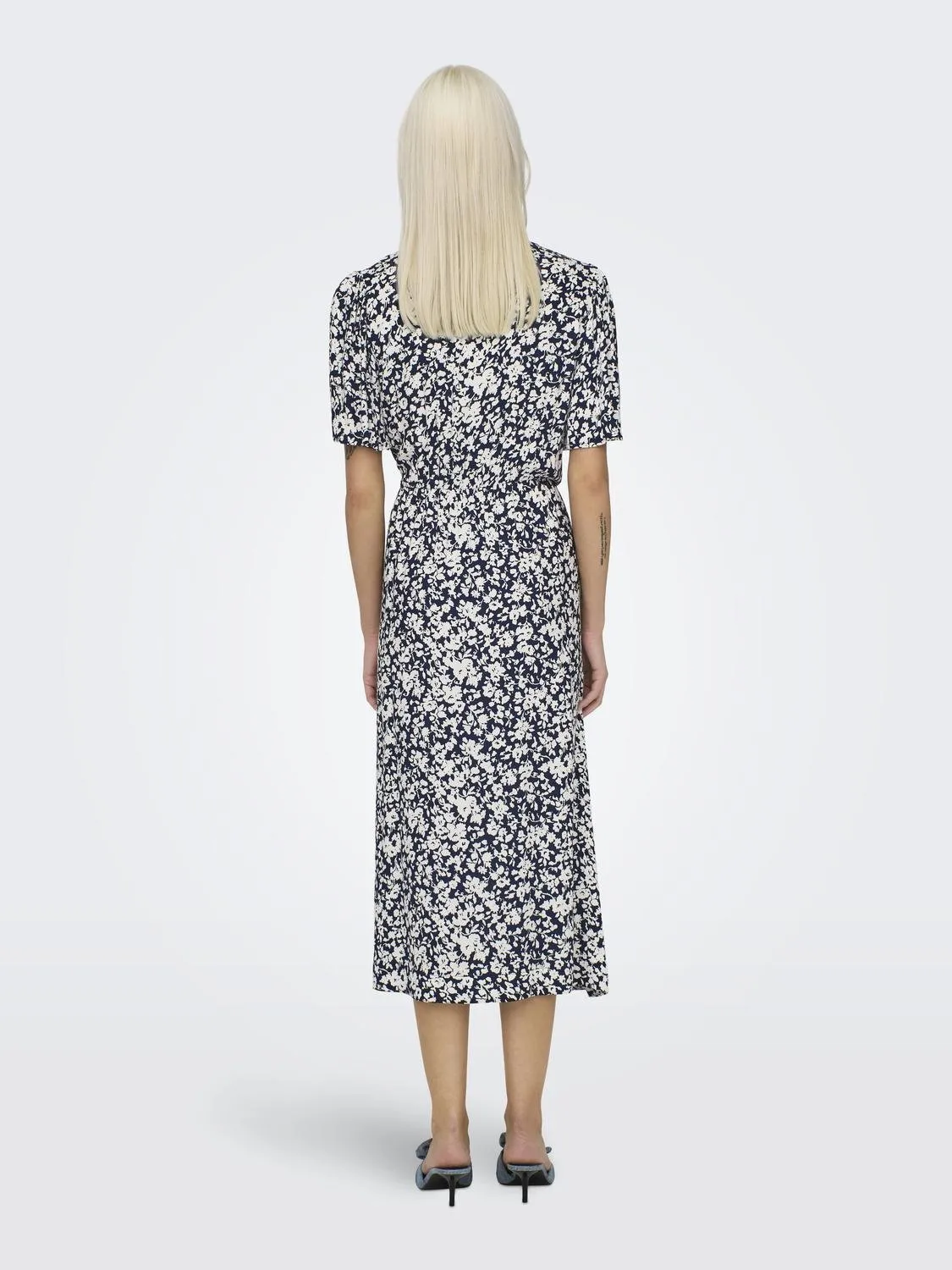 ONLHALIA S/S MIDI DRESS WVN NOOS