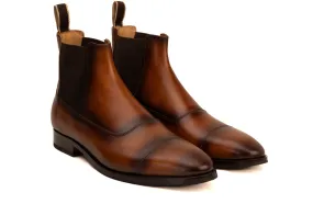 Patina Toecap Chelsea Boot