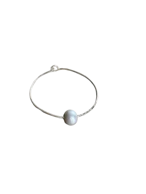 Pearl Bangle Bracelet