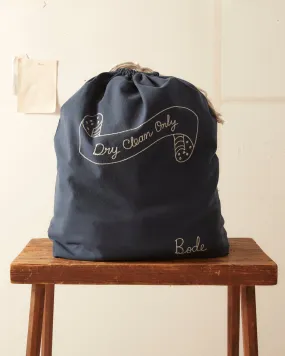 "Dry Clean Only" Laundry Bag - Navy