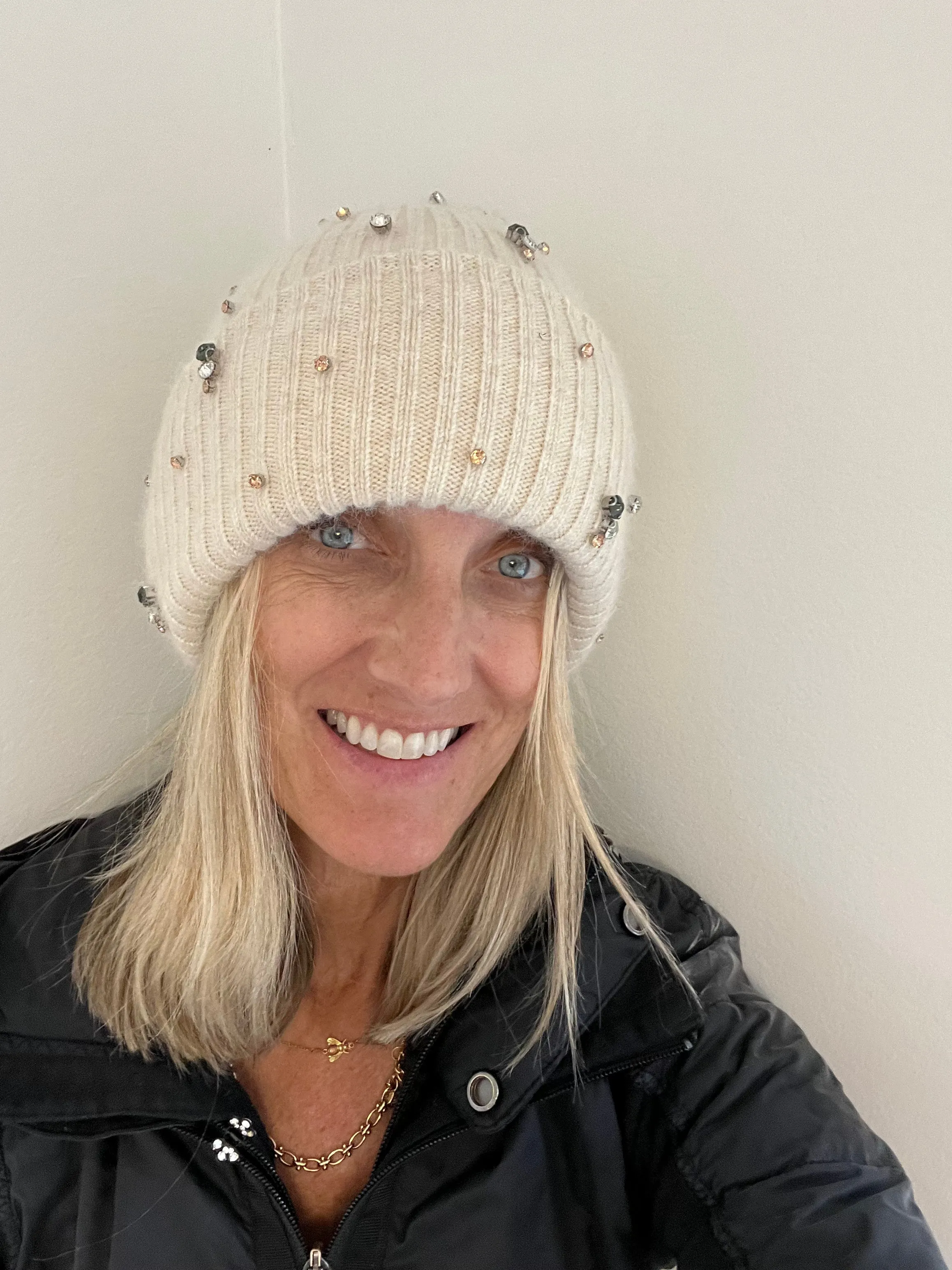 Swarovski Italian Toque | Cream