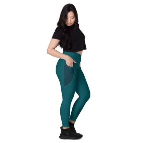 TOV Leggings mit Taschen VIBES (Blau)